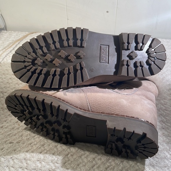 Sorel Shearling Vintage Nubuck Pisa Wool Plush Lined Lace Up Hiking Boots - Picture 7 of 13